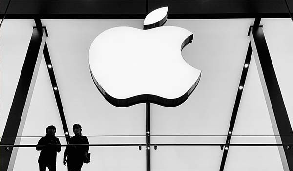 Das Logo von Apple.
