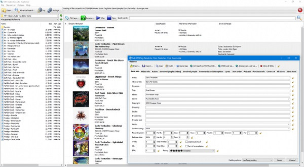 Der MP4 Video- und Audio-Tag-Editor.