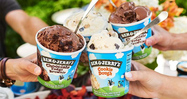 Ein Eis der Marke Ben & Jerry's, das erste Beispiel für effektive Markenloyalität.
