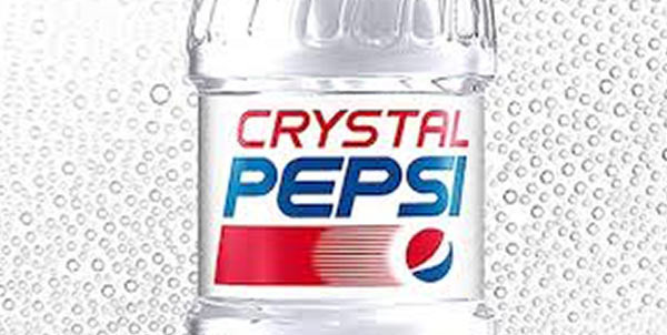 Pepsi Crystal, die transparente Cola.