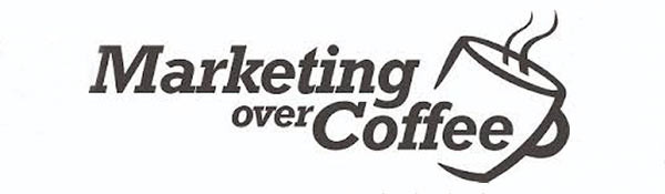 Das Logo des Podcasts 'Marketing Over Coffee'.