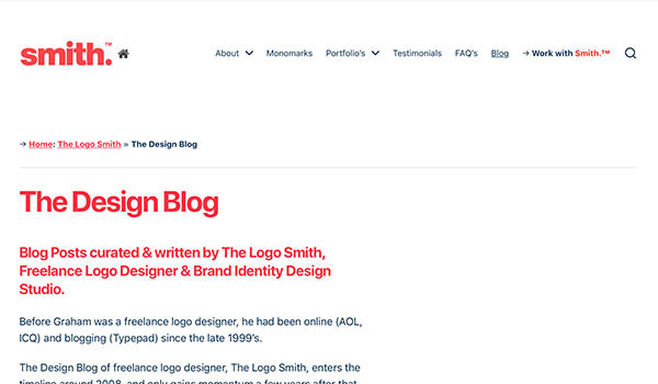 Der Blog von Logo Smith.