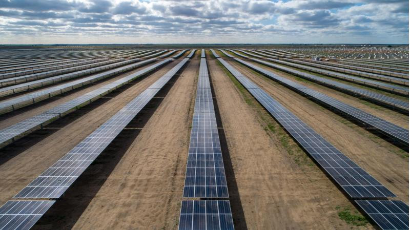 Die RWE Solarfarm in Limondale in Australien.