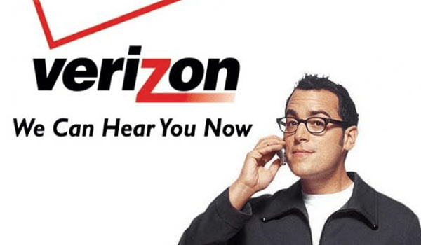 Eine Werbung von Verizon.