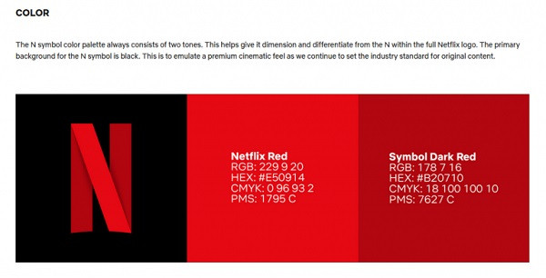 Das Netflix-Logo auf einer Anleitung.