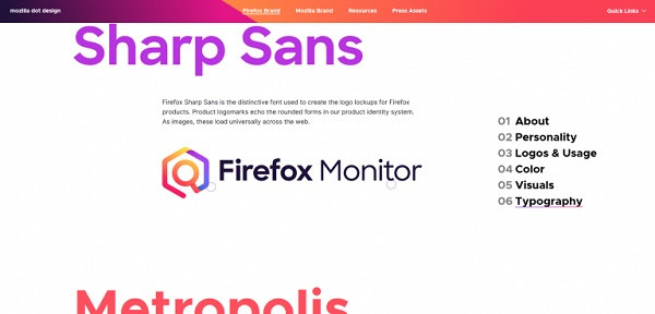 Der Styleguide für Mozilla Firefox.