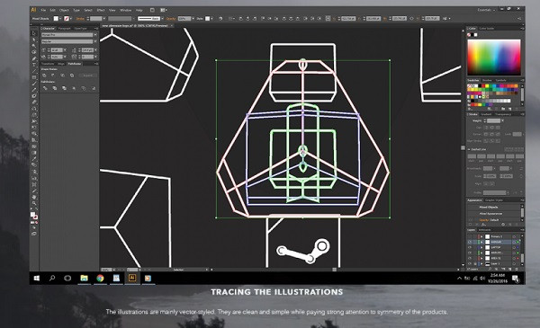 Anweisungen für den Alienware Styleguide.