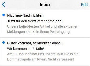 E-Mail-Betreffzeilen mit Handlungsaufforderungen.