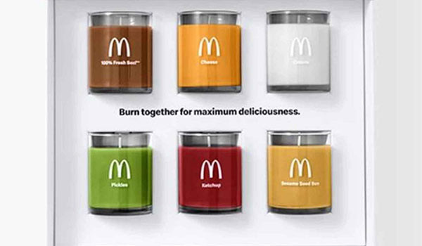 Die Duftkerzen-Kampagne von McDonald's.
