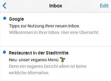 Informative, beschreibende E-Mail-Betreffzeilen.