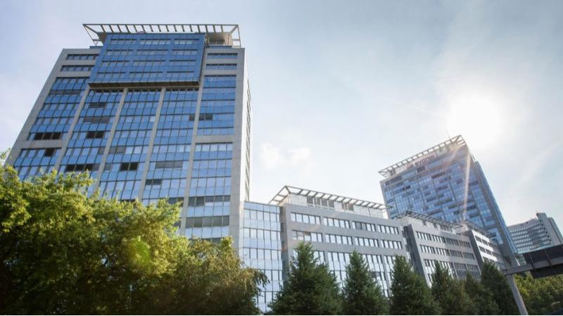 Bild zeigt den Evonik Zentrum Campus in Essen.