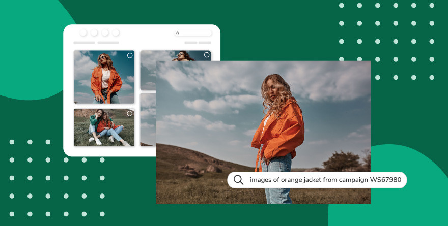 AI Visual Search von Canto erkennt Bildinhalte automatisch in einer zentralen Asset-Bibliothek