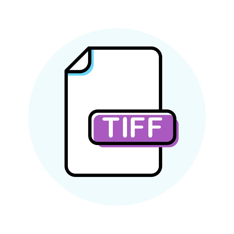 An illustrated image of the TIFF icon.