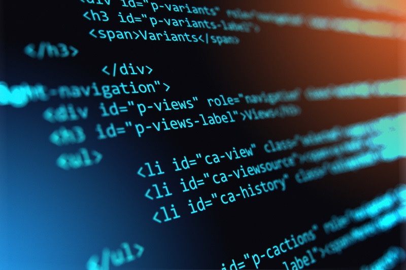 Code on a computer screen.