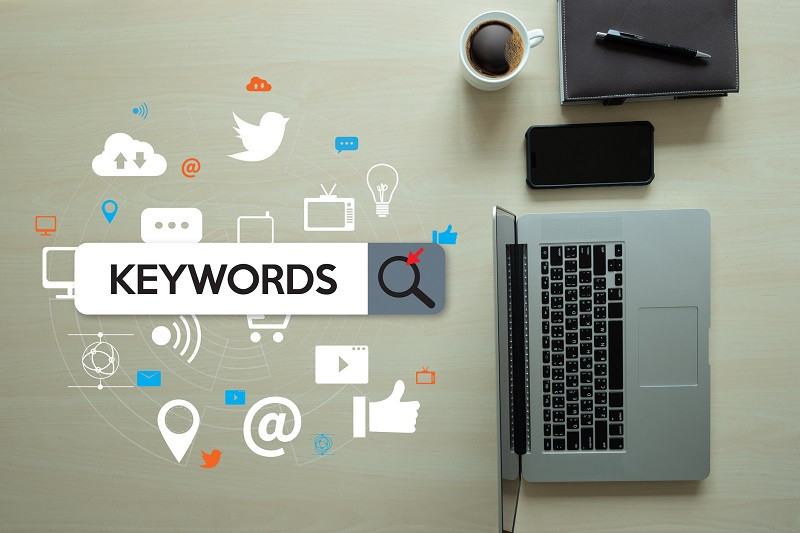 A keyword display animation.