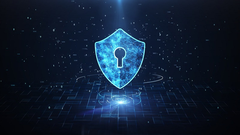 A digital lock.