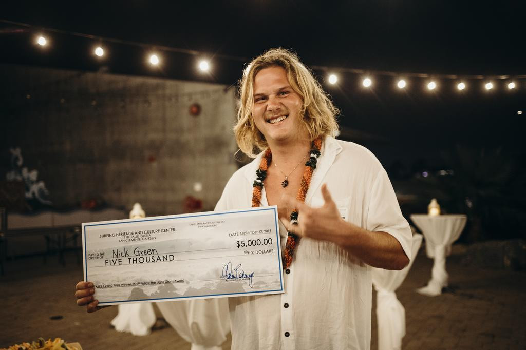 Nick Green, winner of Follow The Light 2019