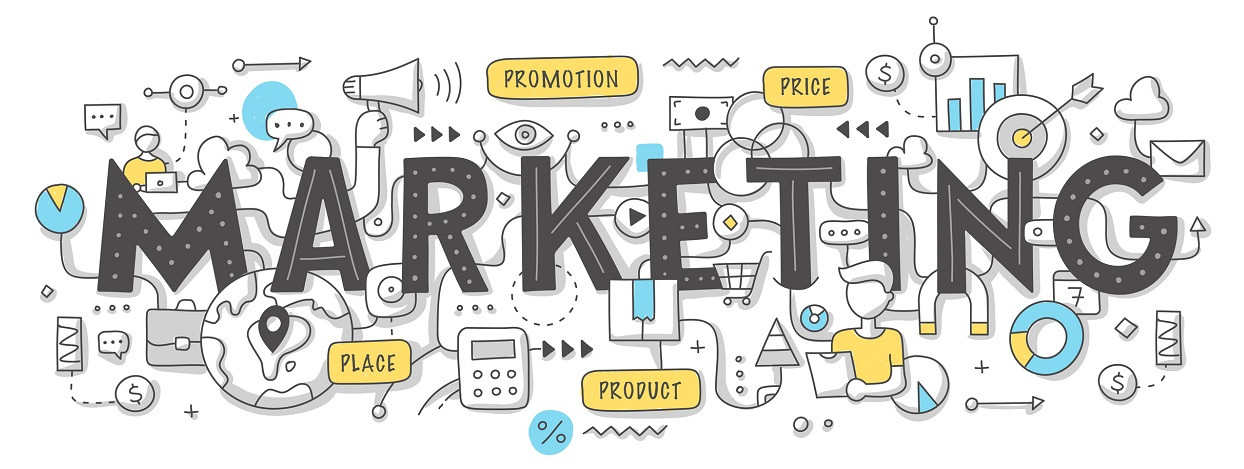 A marketing lettering concept.
