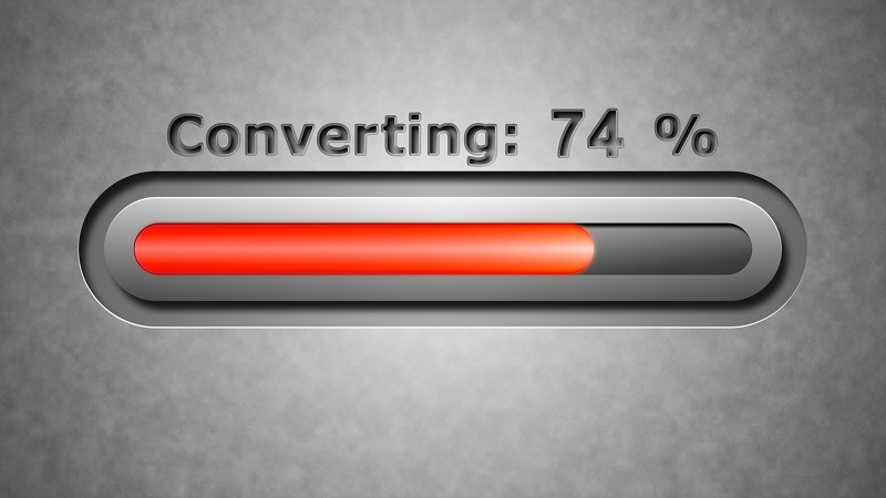 A digital conversion bar.