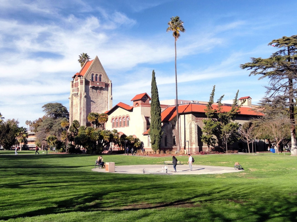 view of the campus