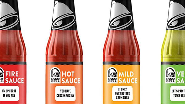 The Taco Bell bottled sauce.