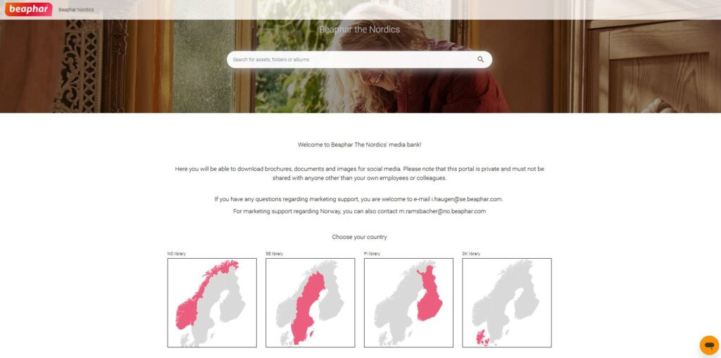 Beaphar's Canto Nordic Portal.