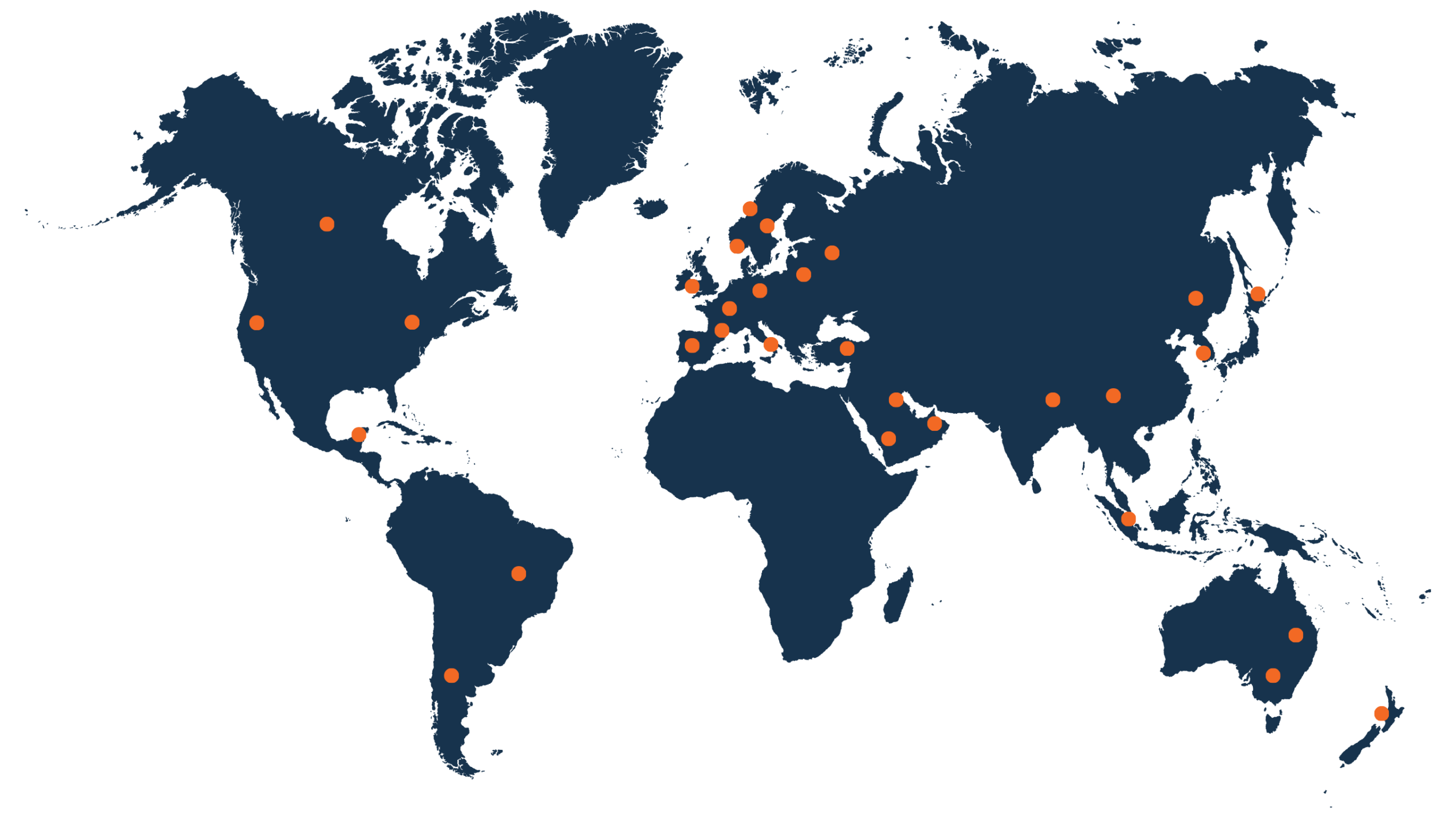An image of a map with all of Ciloo's locations.